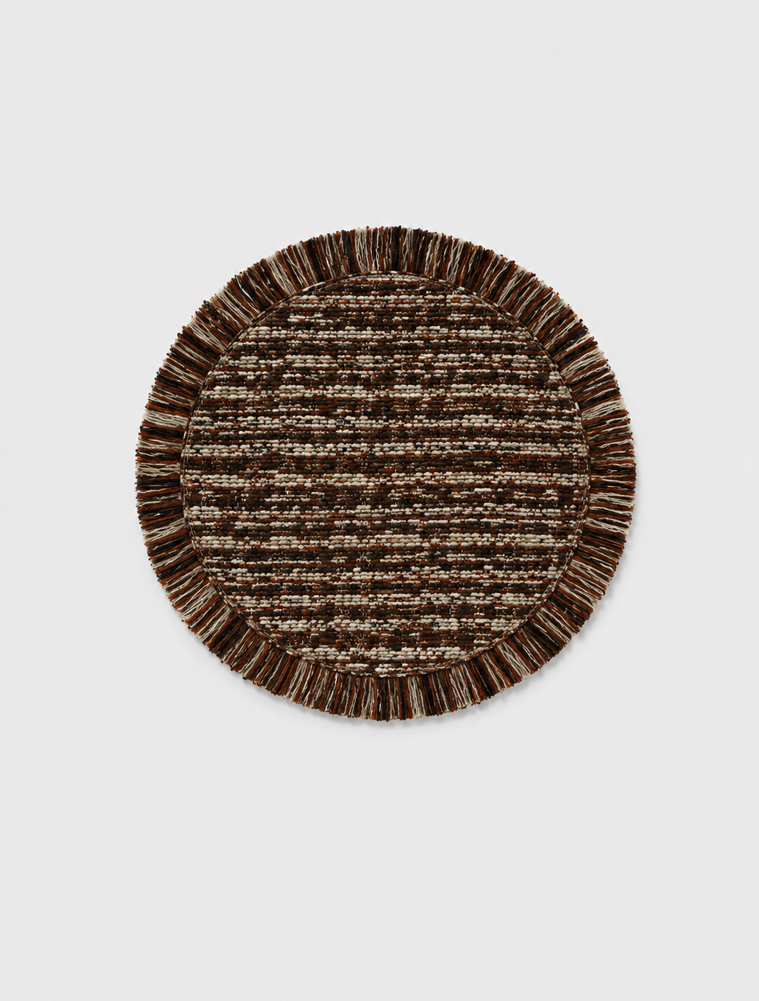 The Ethiquette Versailles set de table rond 35 cm tweed