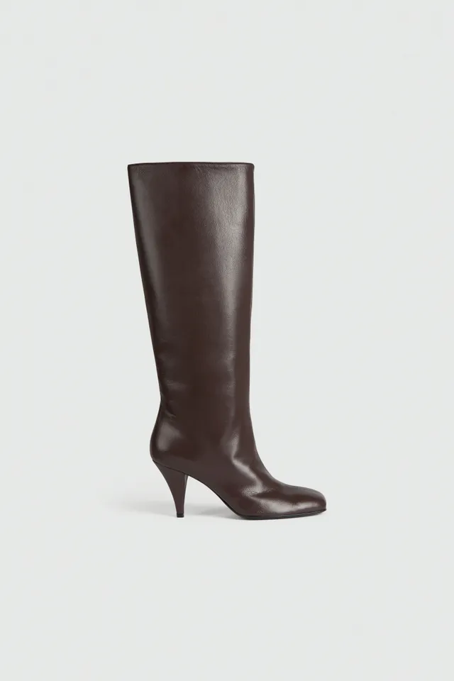 Liviana Conti Sartelle botte nappa cacao 36 talon 75