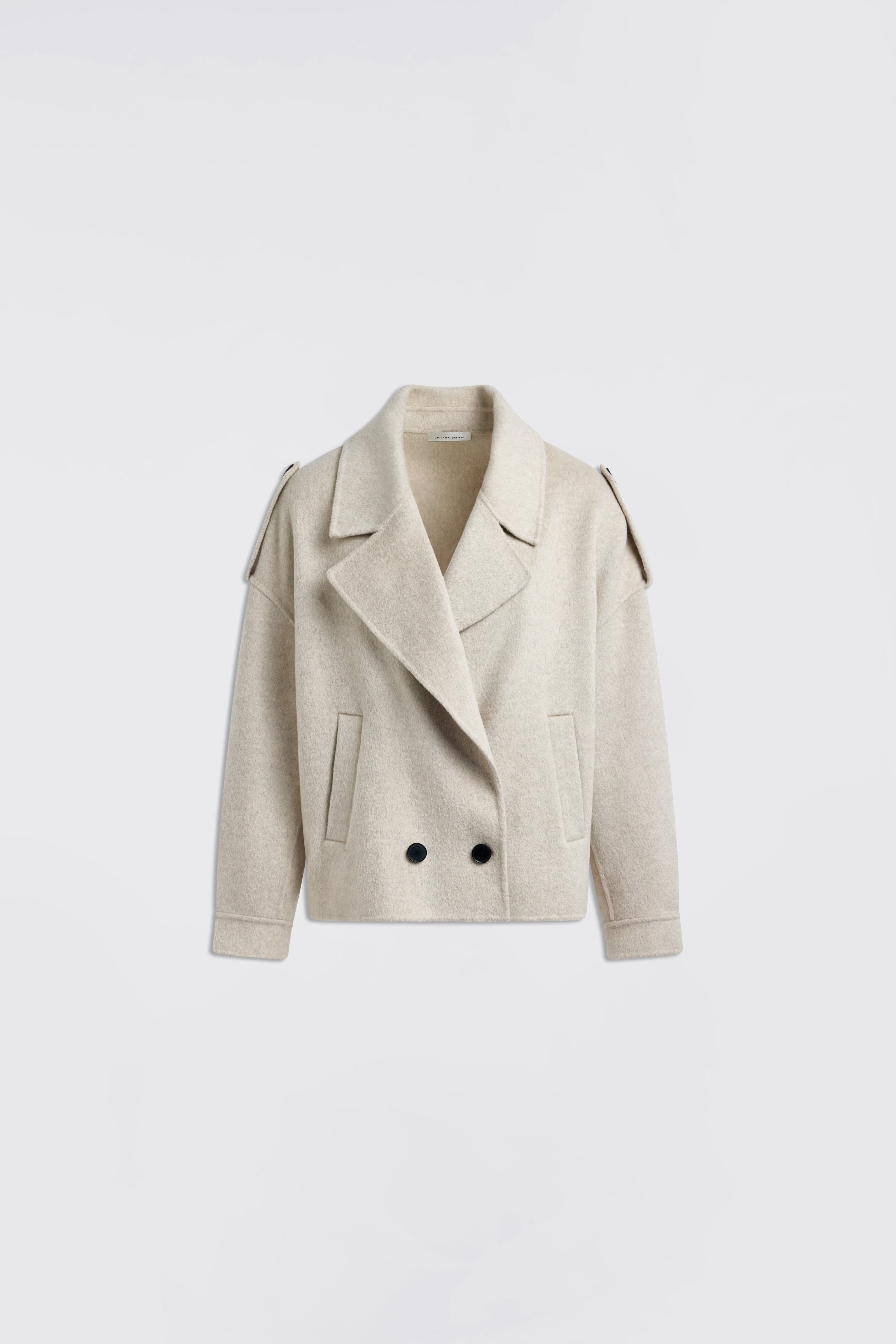 Liviana Conti Mathis manteau laine-cachemire Mocaccino