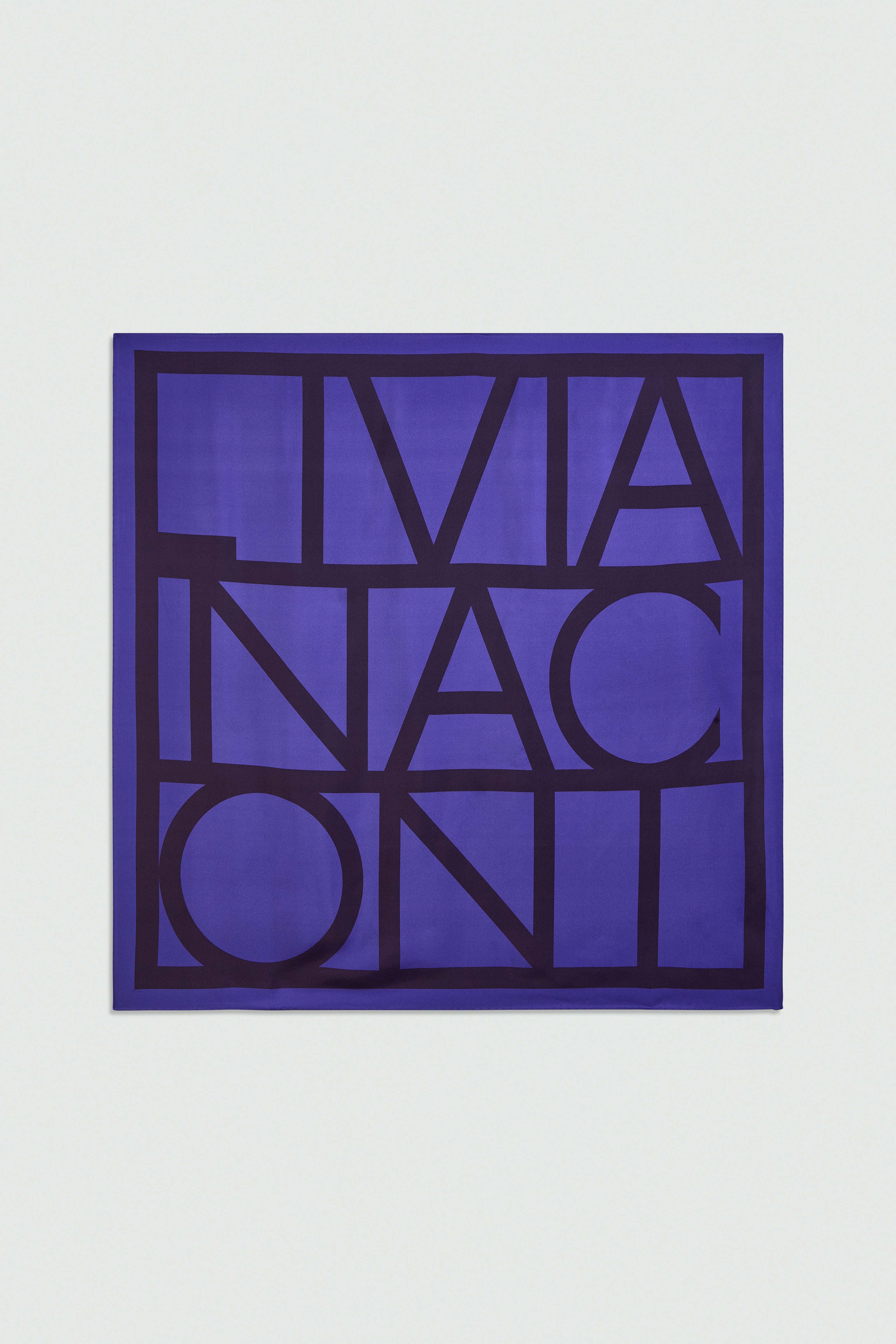 Liviana Conti Carlotta foulard soie 90x90 logo
