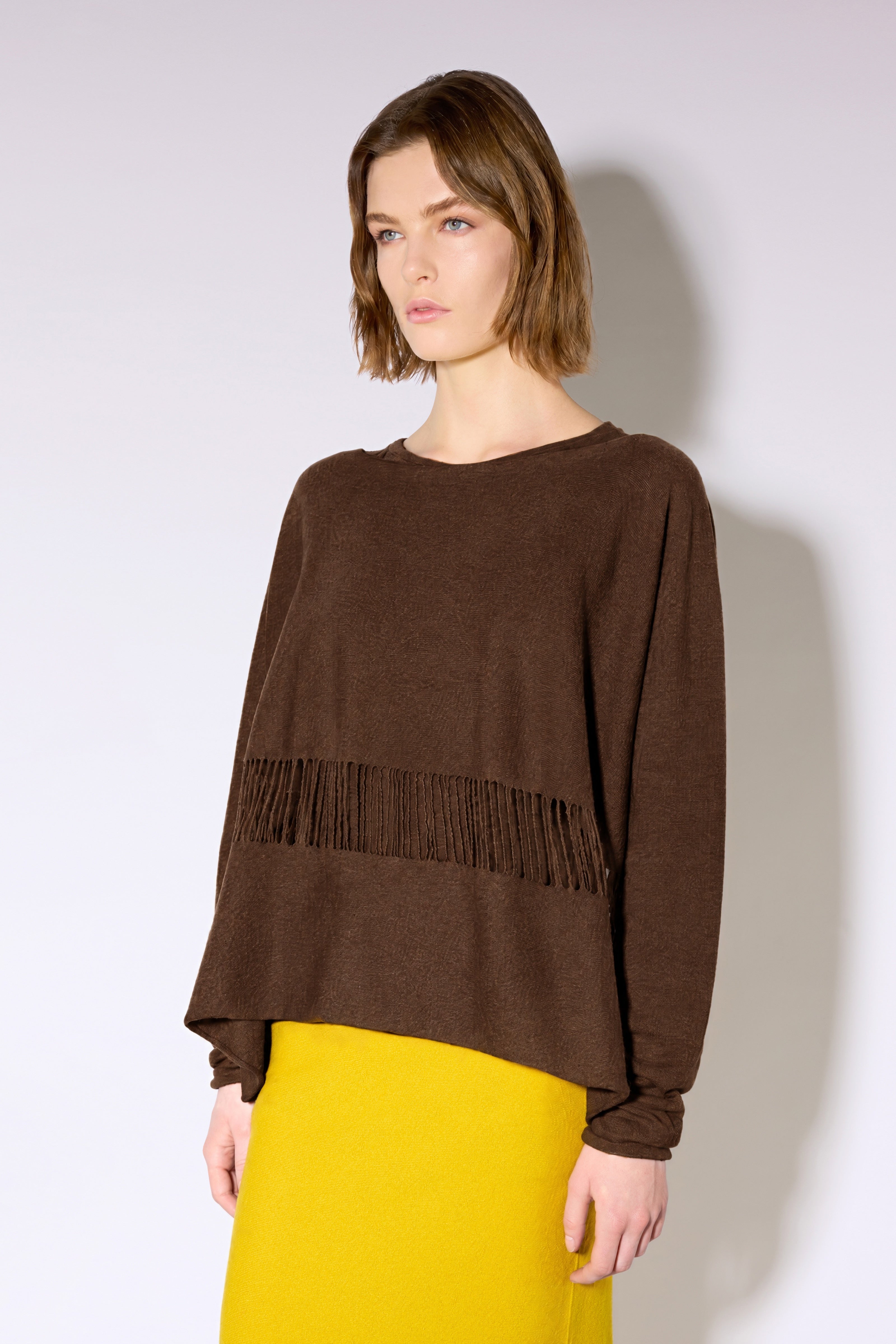 Liviana Conti Edith pull jaune safran