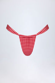 Oh Polly Swim Solsona NS10578 bas de bikini rouge vichy