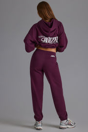 Oh Polly Trousers jogging BT1884 raisin coton