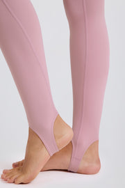 Oh Polly Legging Étrier Mauve Taille Mi-Haute