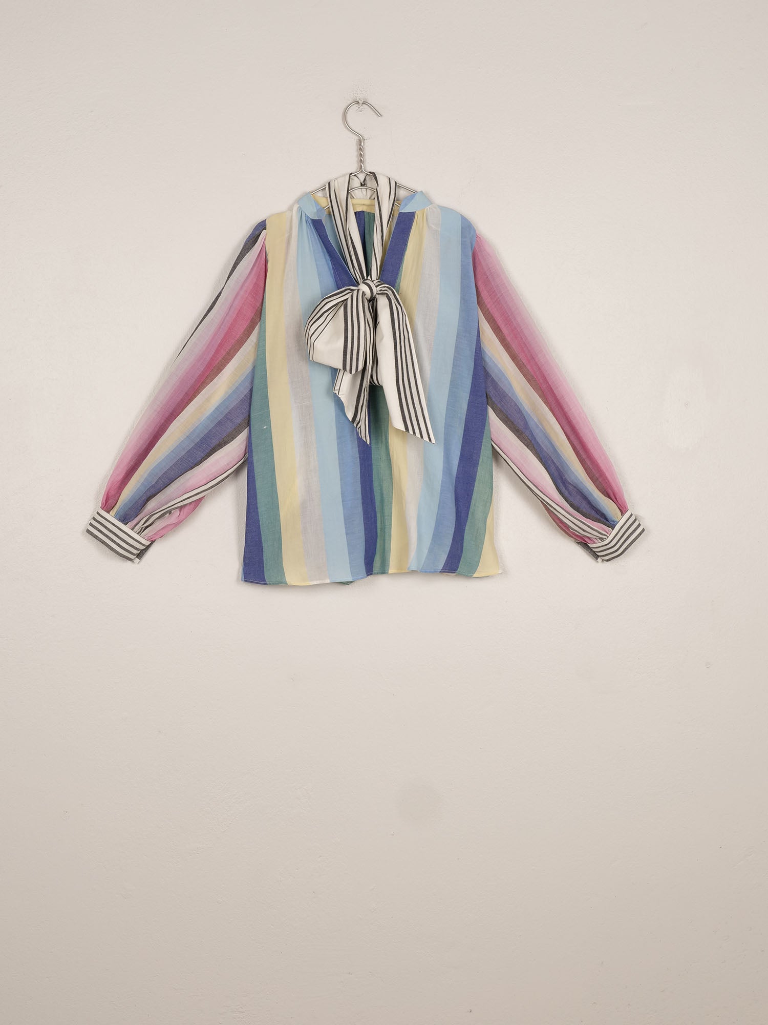 Mii en carte postale Claudie blouse coton rayée taille S