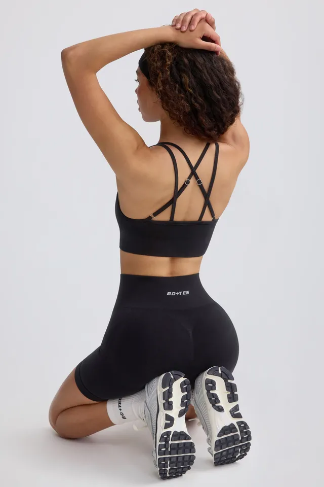 Oh Polly Define Luxe brassière sport noire maintien fort