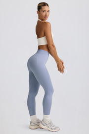 Oh Polly Define Luxe Legging Taille Haute Bleu Gris