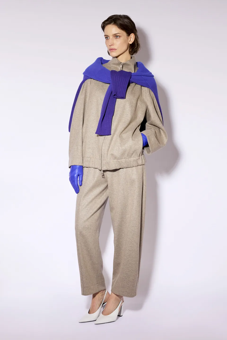 Liviana Conti Danver veste marron cachemire 38