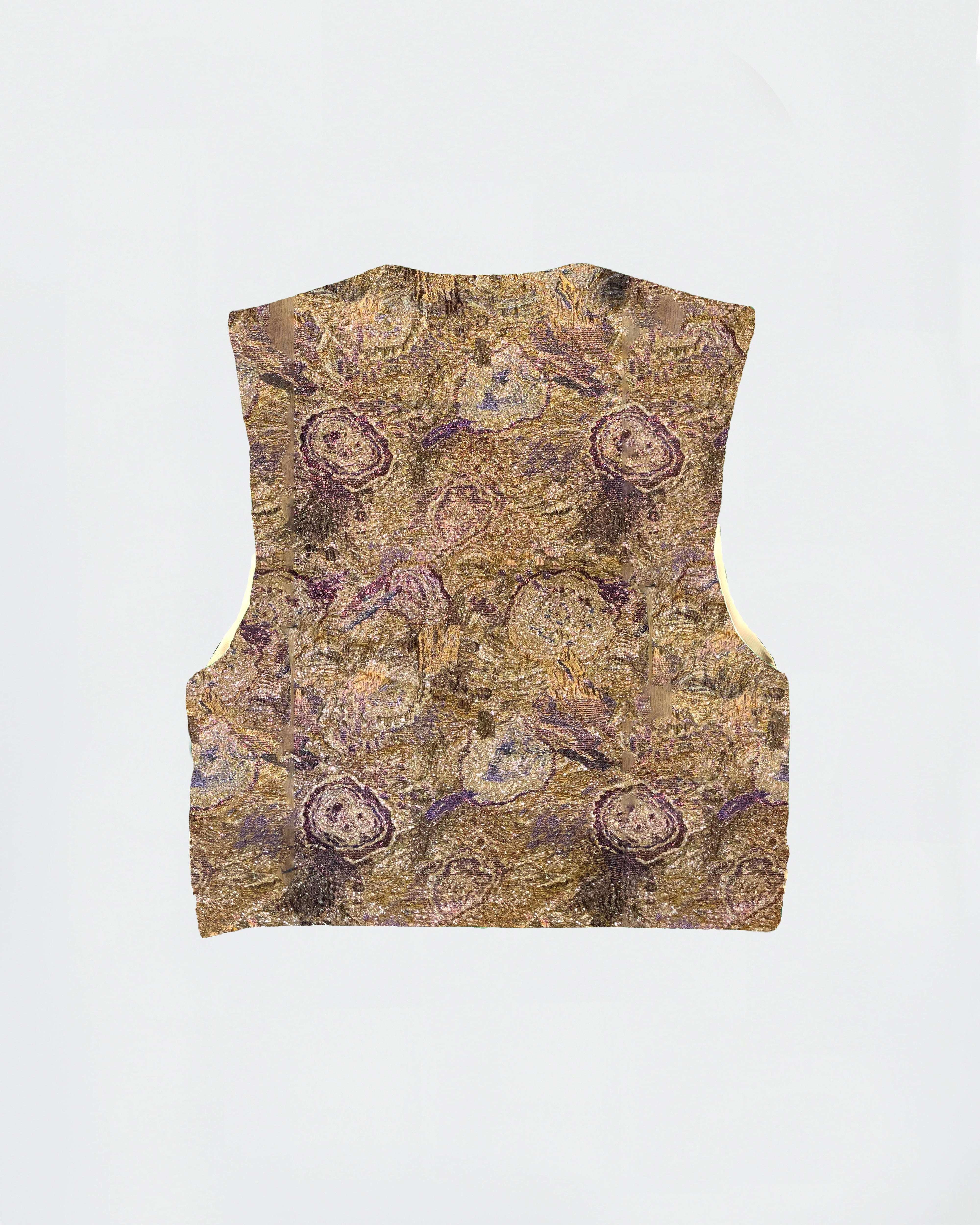 The Ethiquette Comporta gilet veste tweed taille S