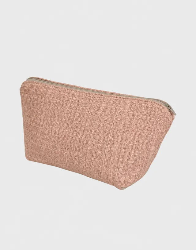 The Ethiquette Make-Up Bag in Rosima trousse tweed 25x15