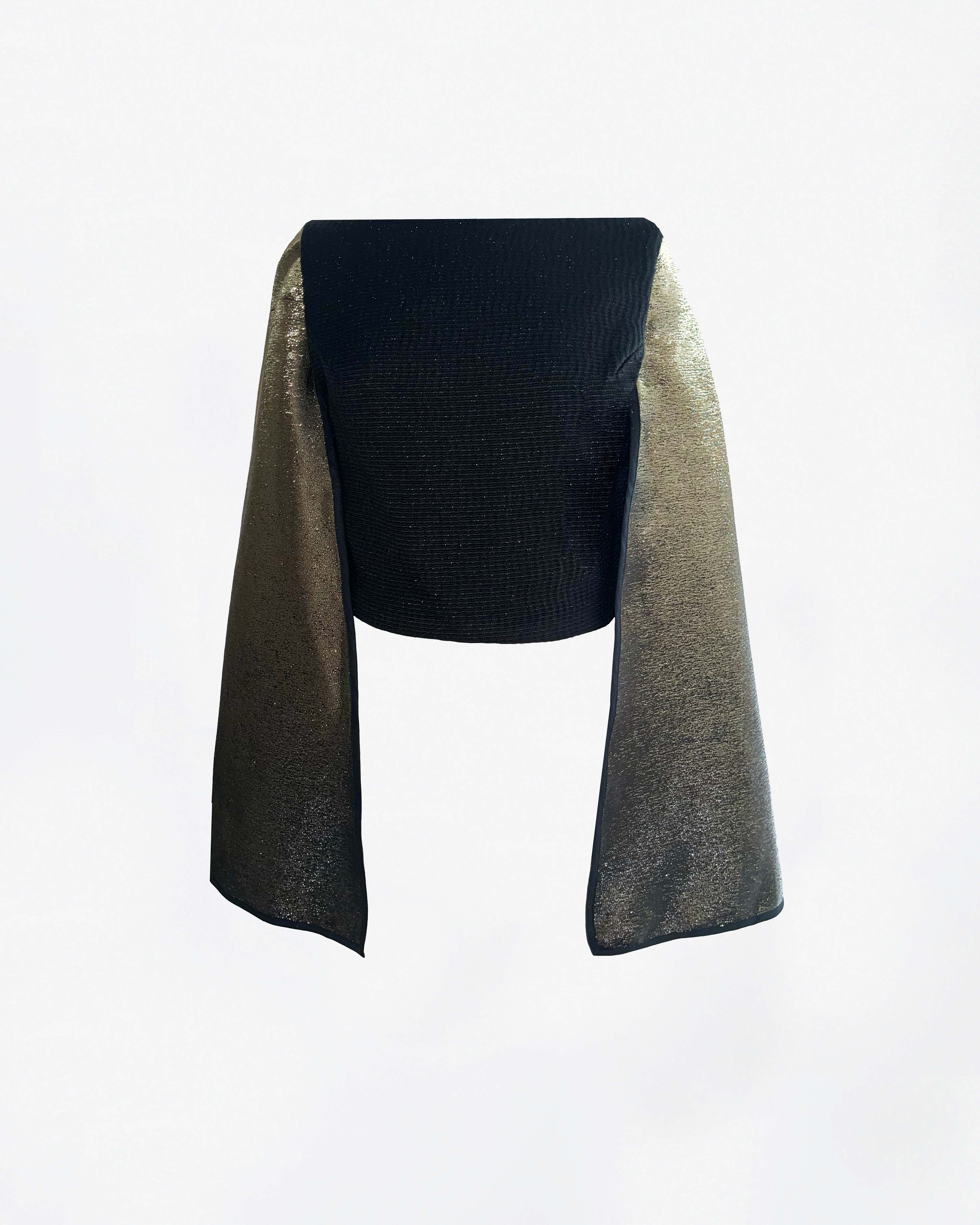 The Ethiquette Manifesto Top haut jacquard XS