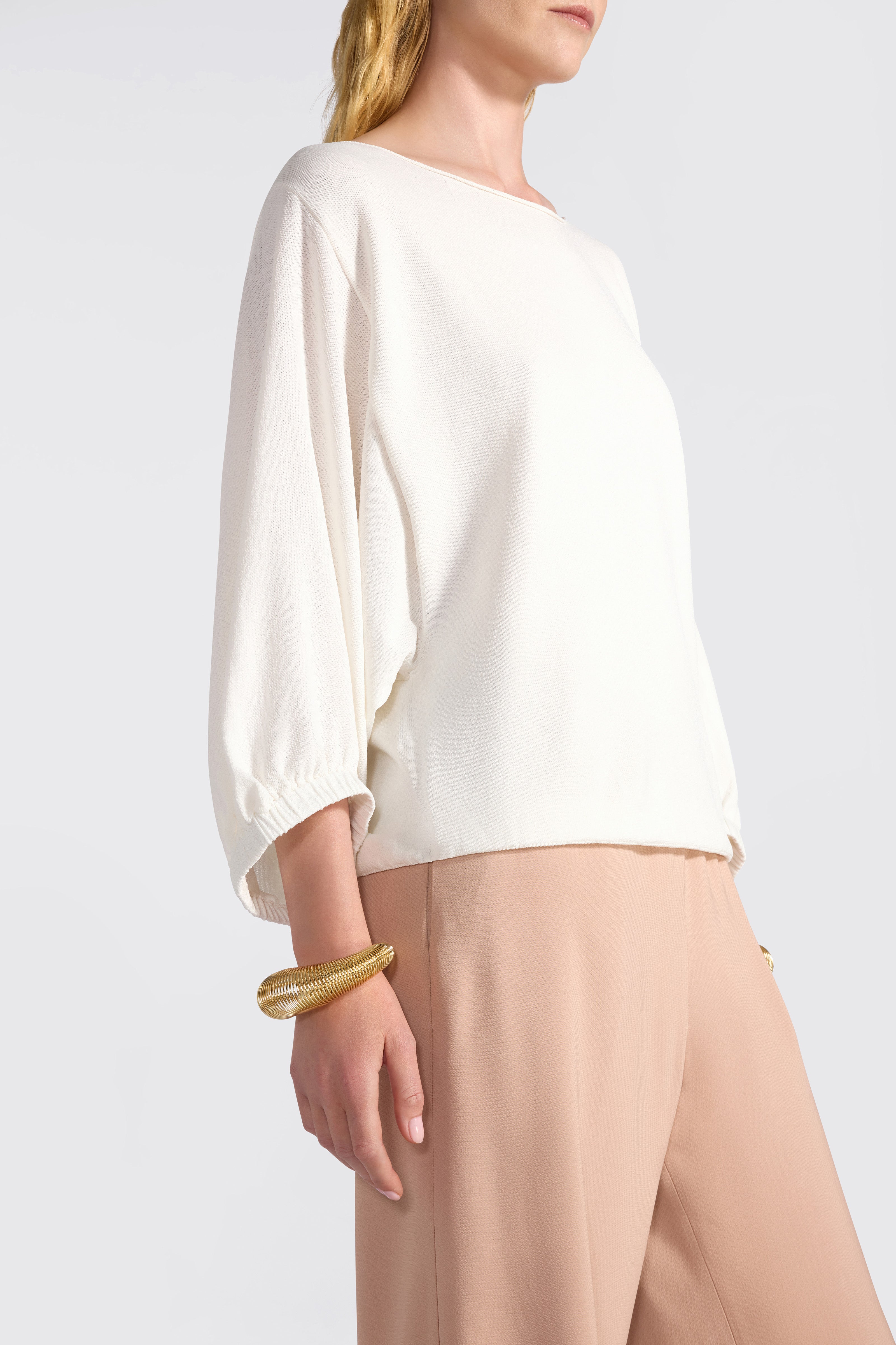 Liviana Conti Jenna pull manches 3/4 pomice viscose