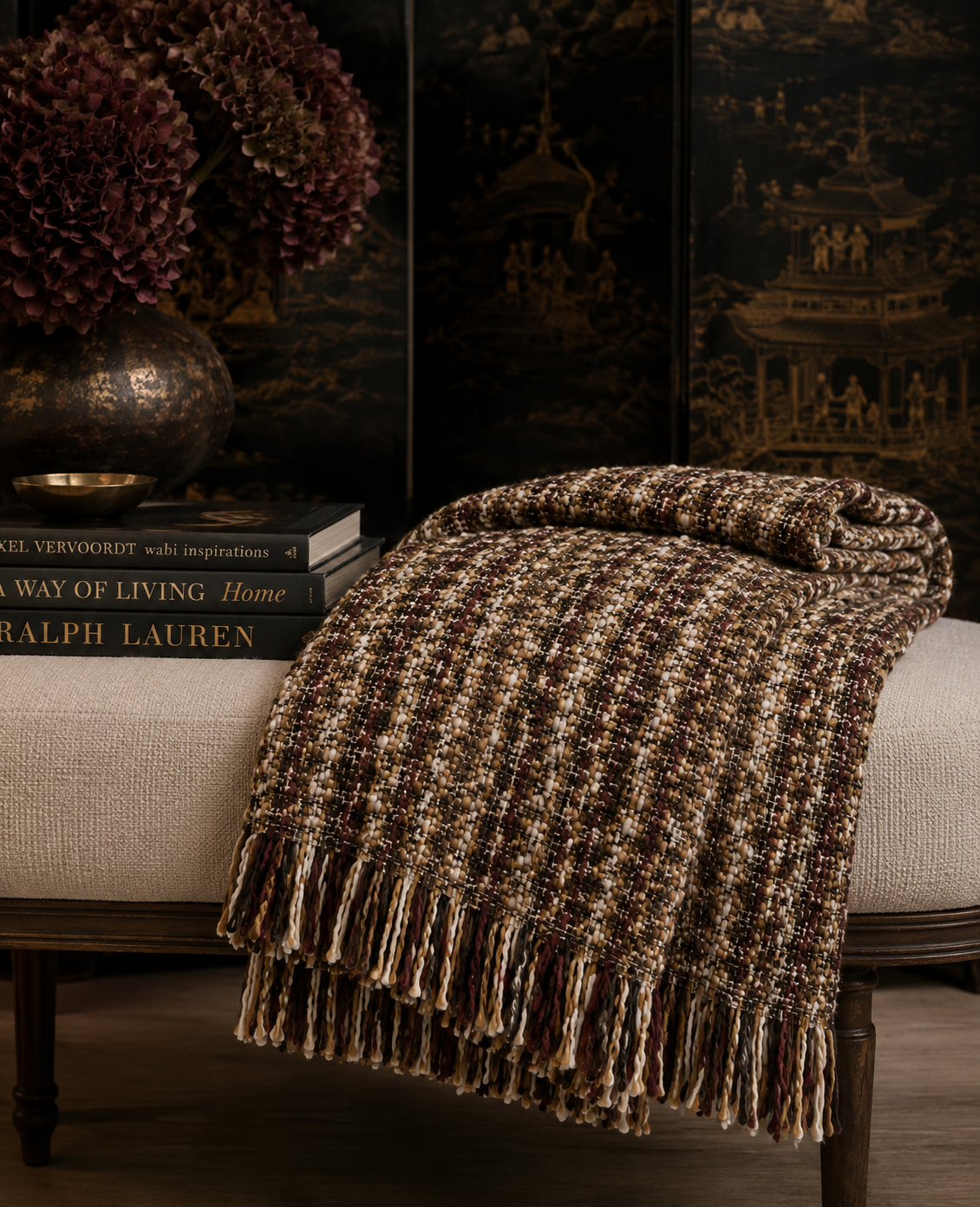The Ethiquette Maison Deauville plaid 125x180 tweed