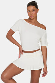 Oh Polly Tops ButterCloud haut coconut ruché