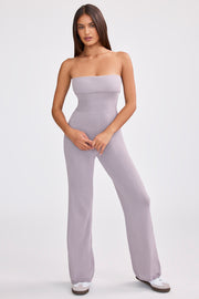 Oh Polly Chunky Knit Bandeau BT1142 combinaison lavande coton