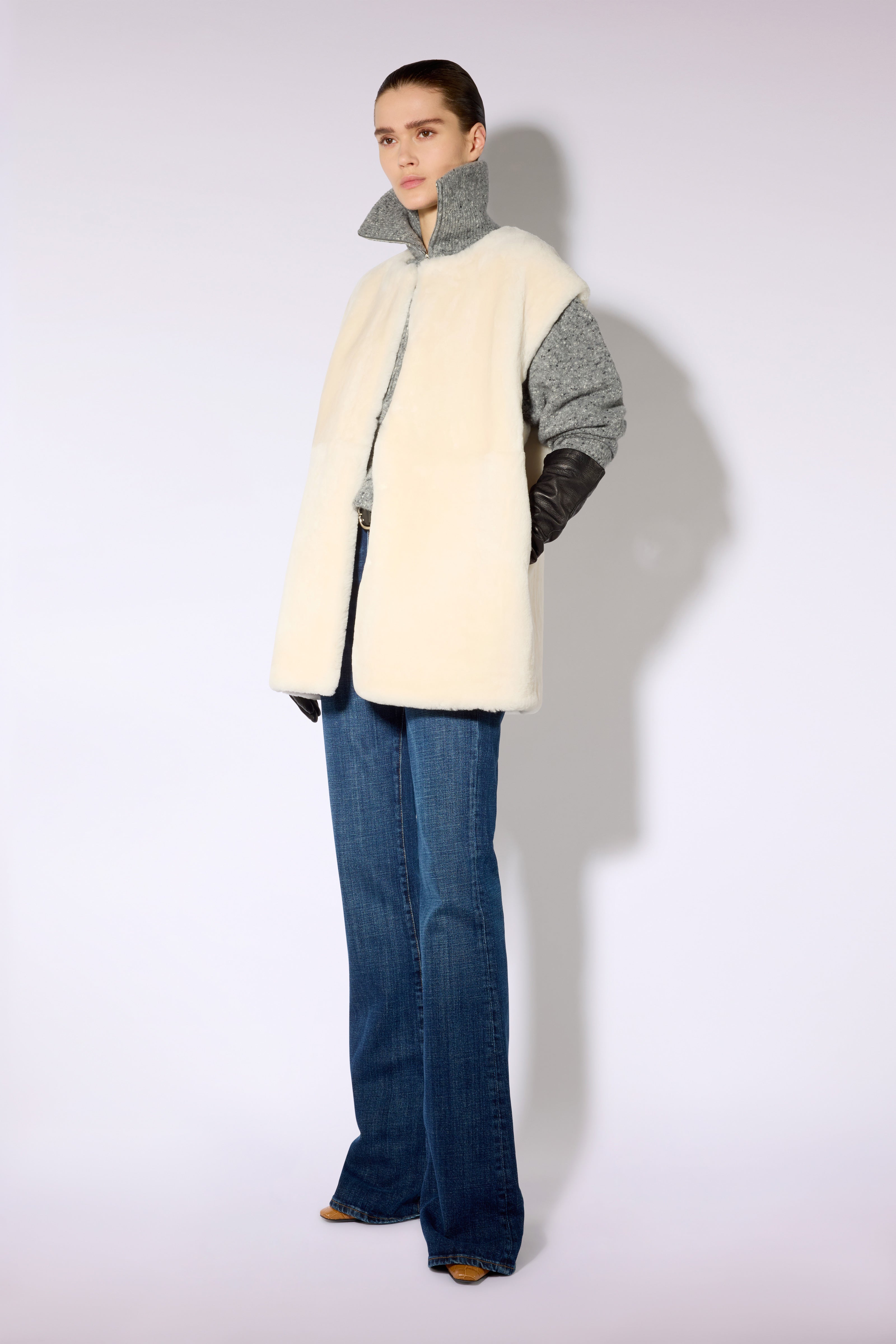 Liviana Conti Maglieria Emerin pull femme gris chiné