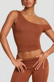 Oh Polly Trousers Mid Rise pantalon chestnut brown