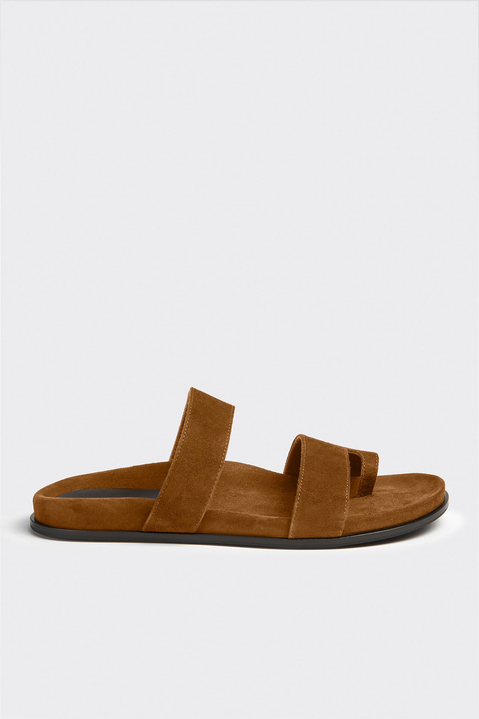 Liviana Conti Maggie mules plates Brandy daim