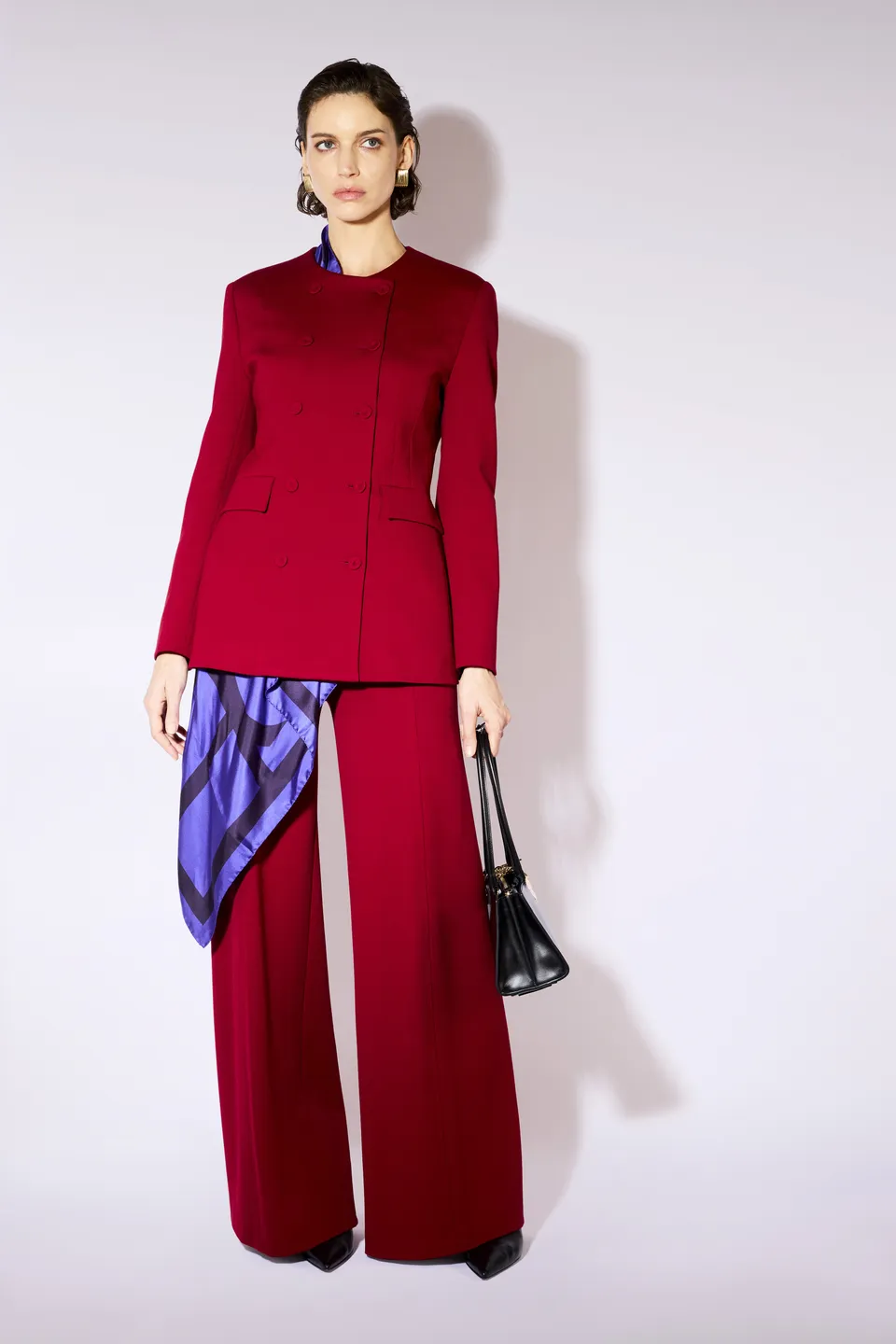 Liviana Conti Chase veste paprika double boutonnage