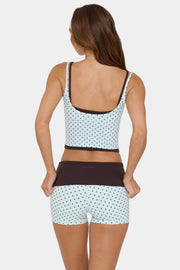 Bo+Tee débardeur double menthe chip actif stretch bretelles