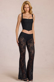 Oh Polly Calista 14667 pantalon dentelle noire