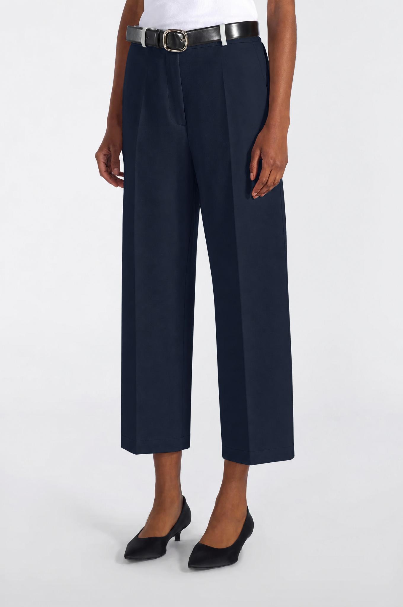 Liviana Conti Pantaloni Danny pantalon droit noir 38-48