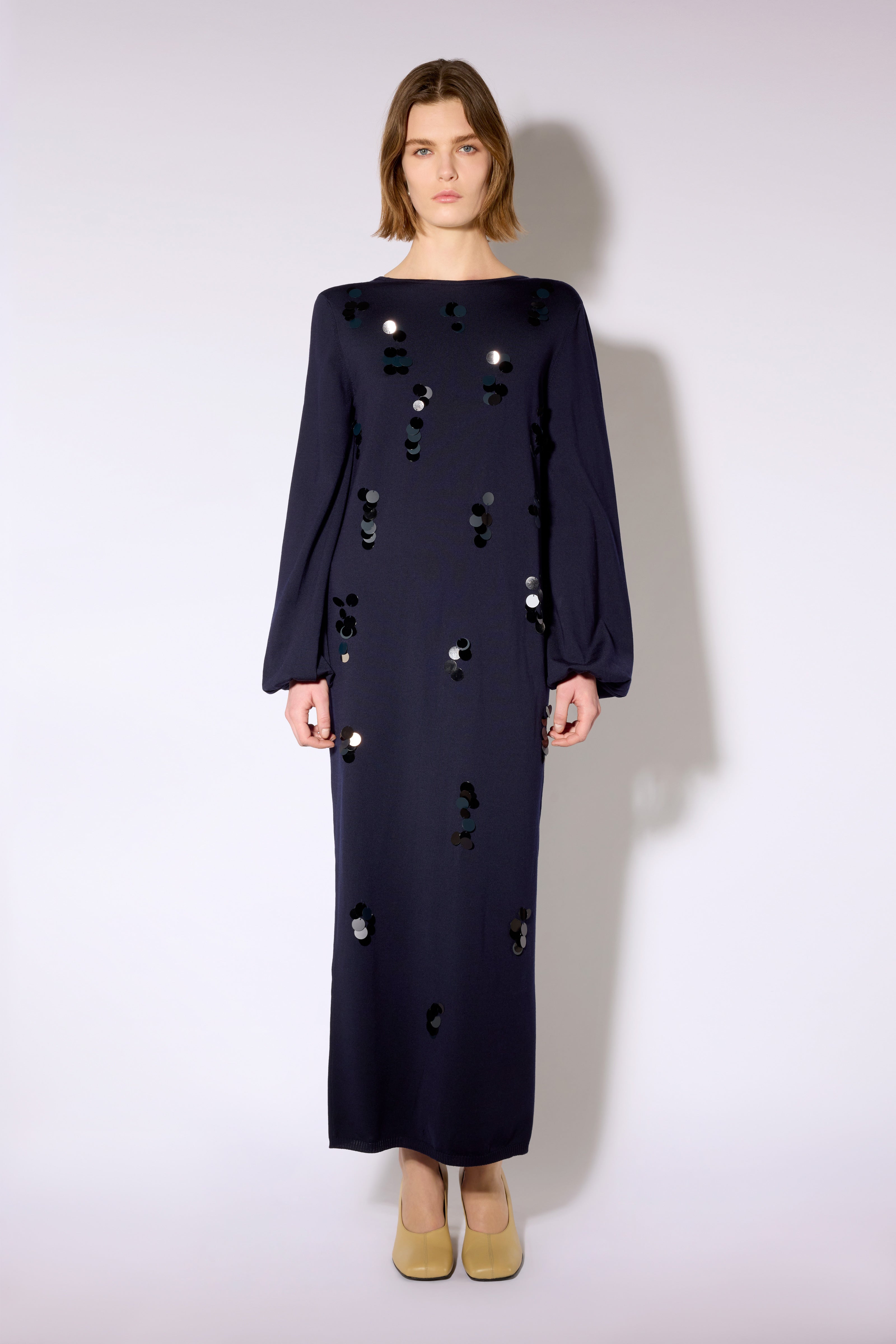 Liviana Conti Nooria robe bleu nuit