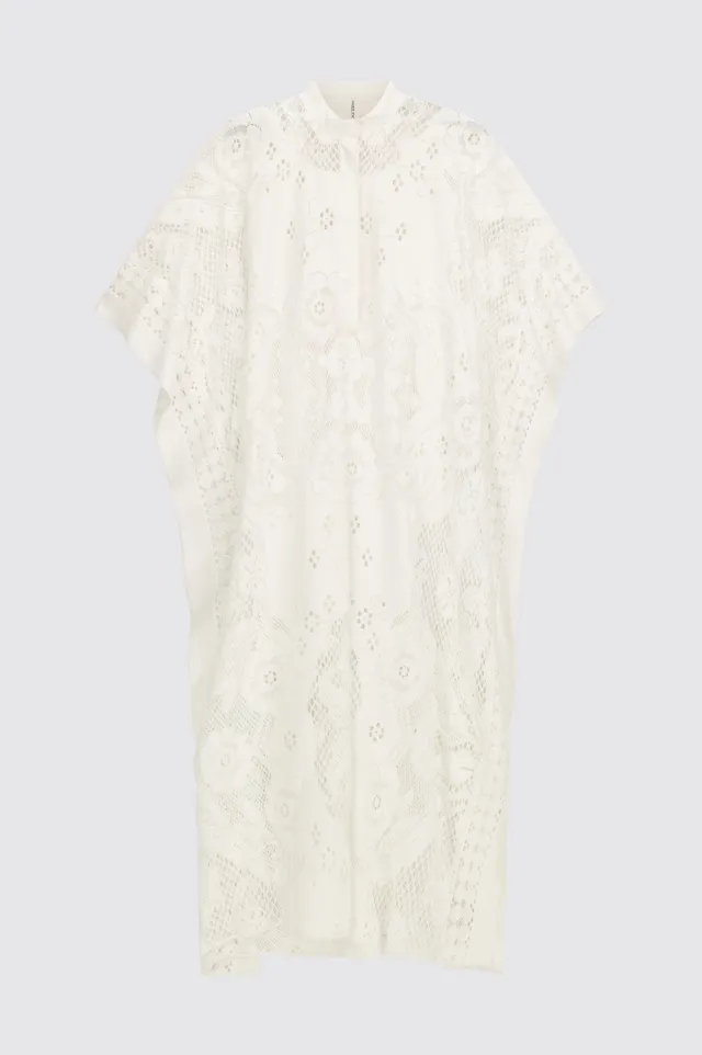 Liviana Conti Cassidy robe midi dentelle noire coton