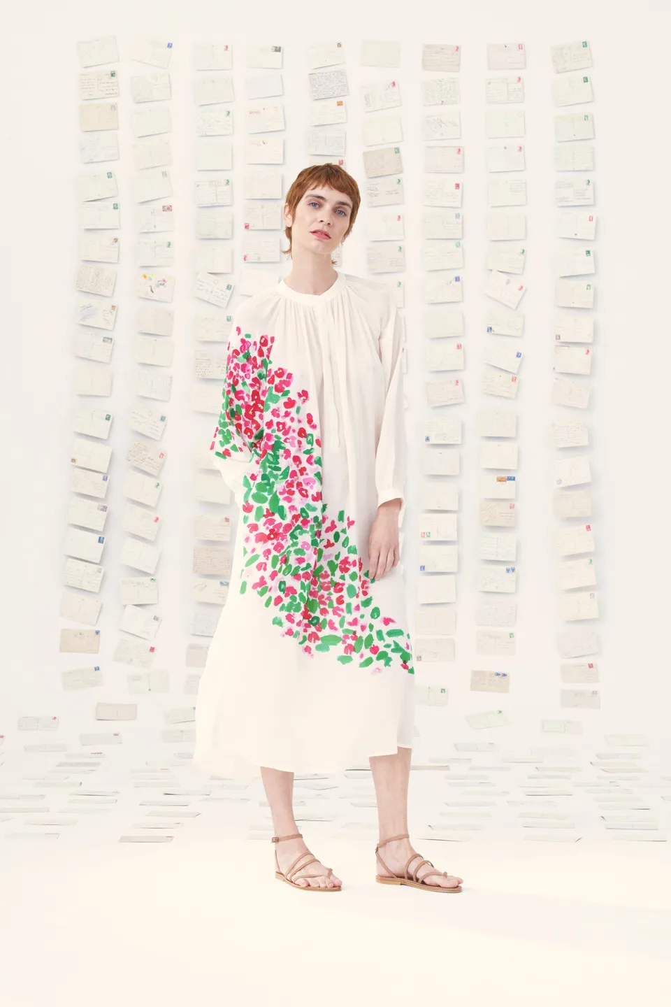 MII Carte Postale Robe Itake Cyclades robe soie XS-XL