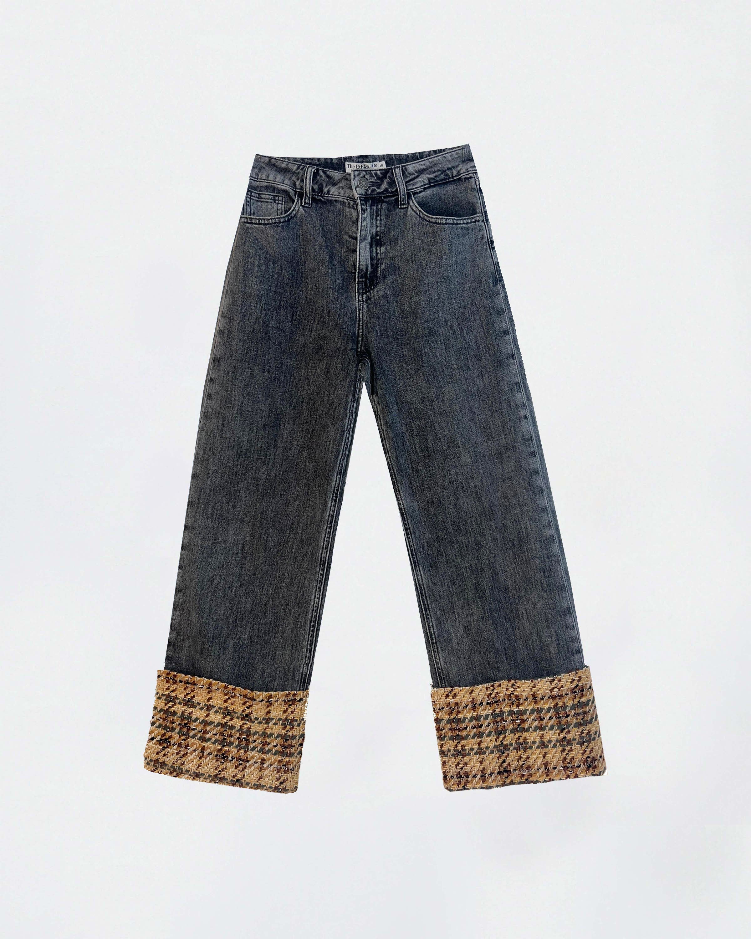 The Ethiquette Denim Narcisse jean Villeroy tweed