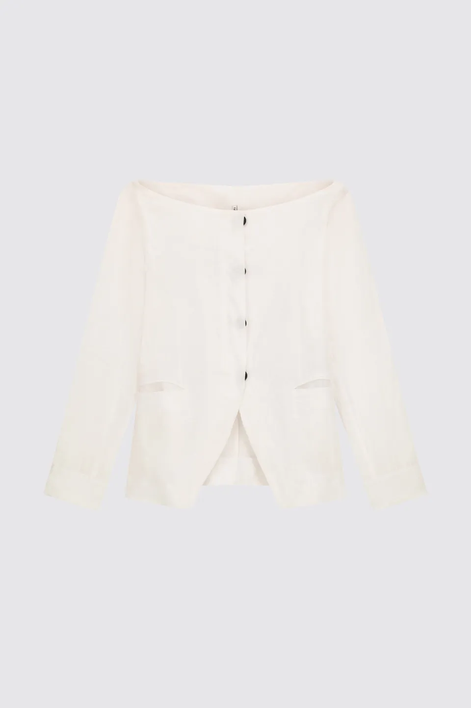 Liviana Conti Victor veste chemise lin noir 40