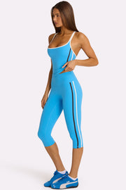 Oh Polly Bo+Tee Soft Active legging capri bleu électrique