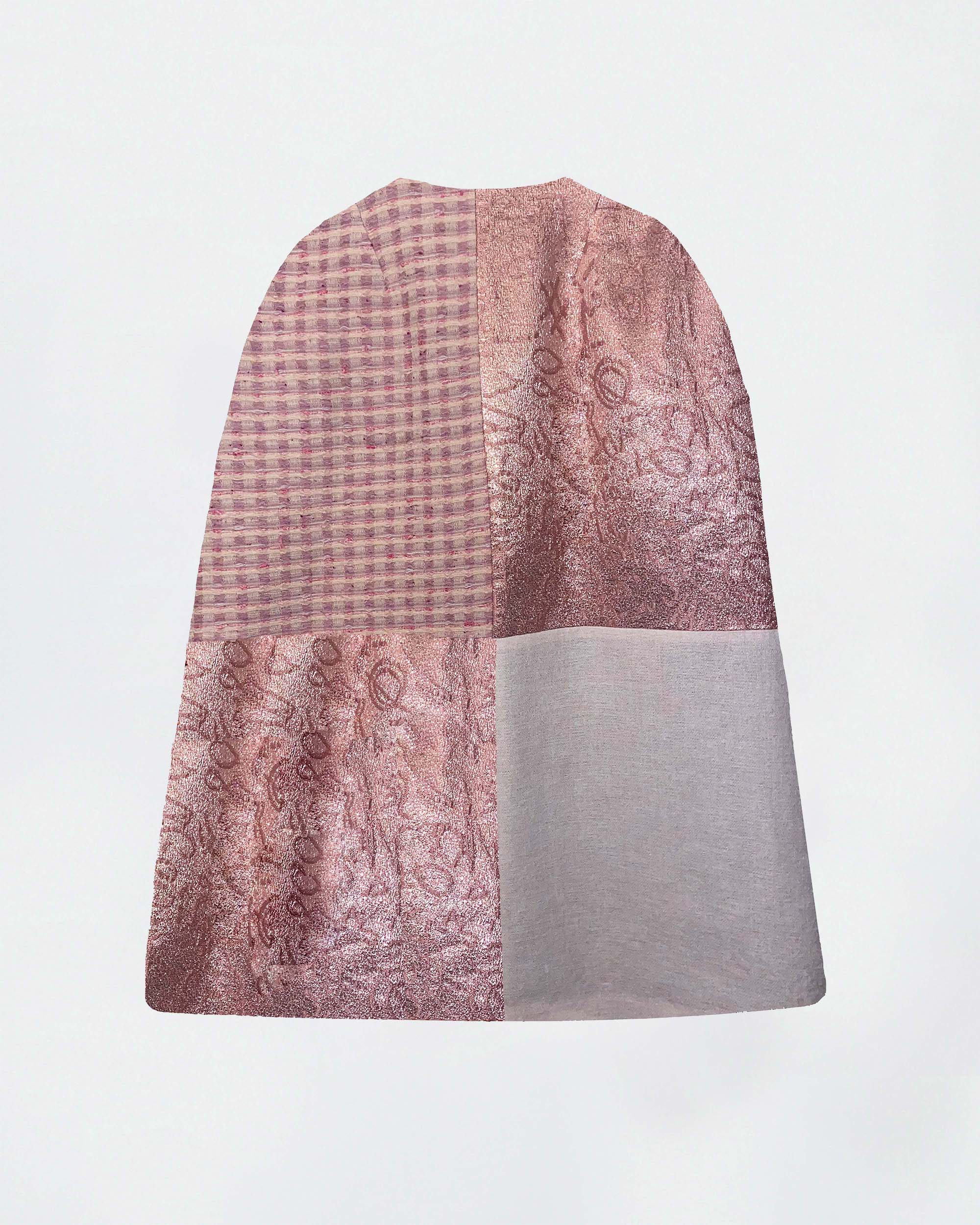 The Ethiquette Cape Orchidée cape tweed patchwork