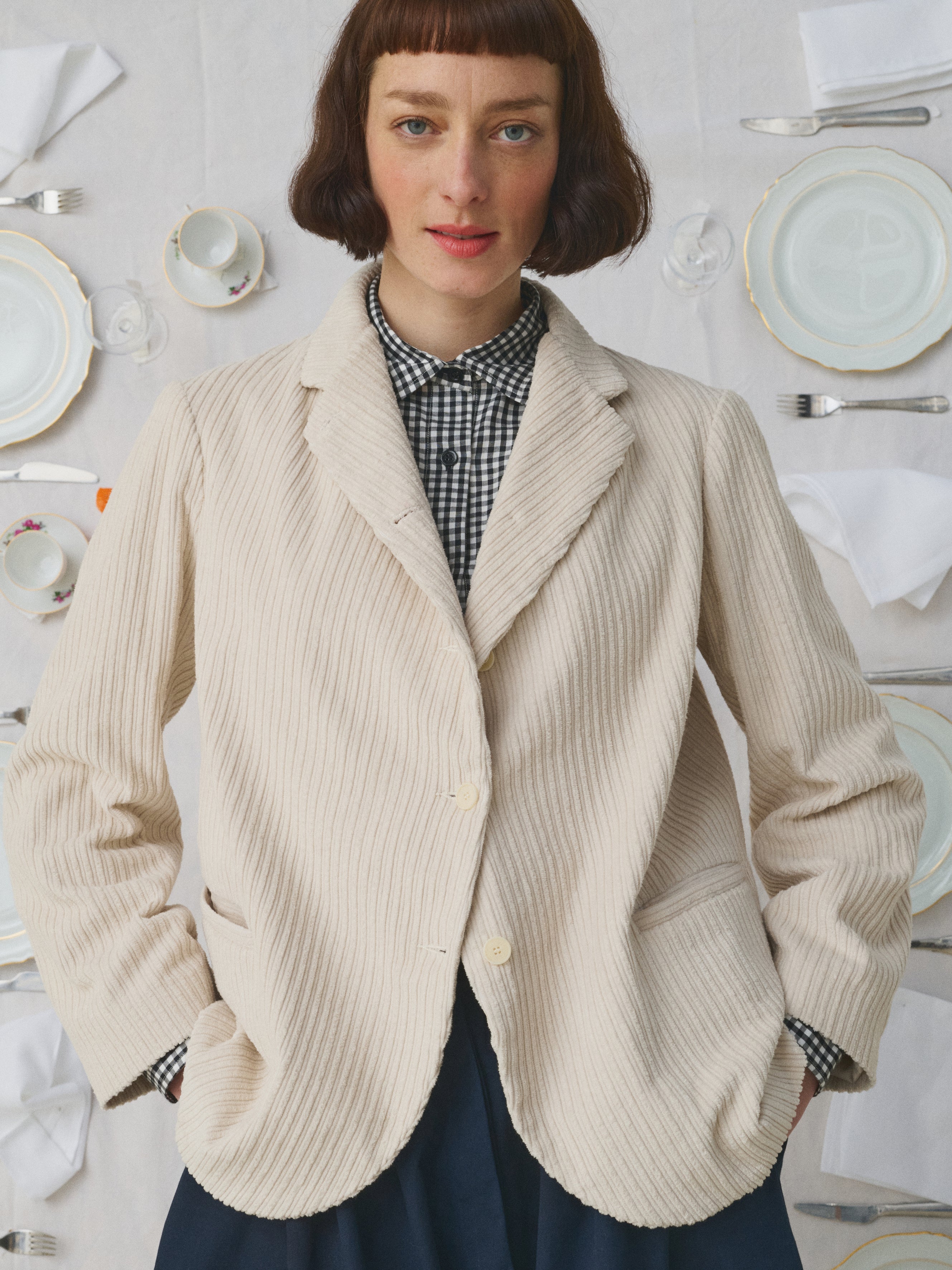 Mii à table Veste Ellie veste femme Les Unis velours