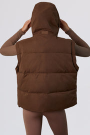 Oh Polly Essential BT0786 doudoune courte marron