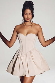 Oh Polly Emeline 7790 robe mini corset tulle ivoire