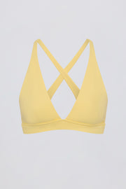 Oh Polly Bo+Tee BT2311B brassière sport jaune col V