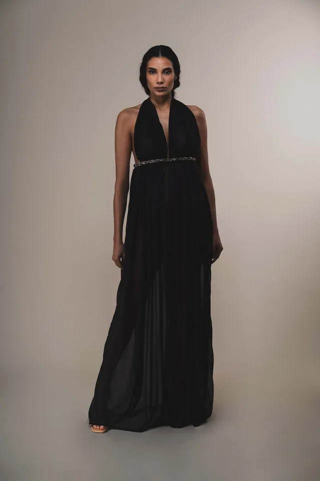The Ethiquette Calypso Dress robe mousseline taille S