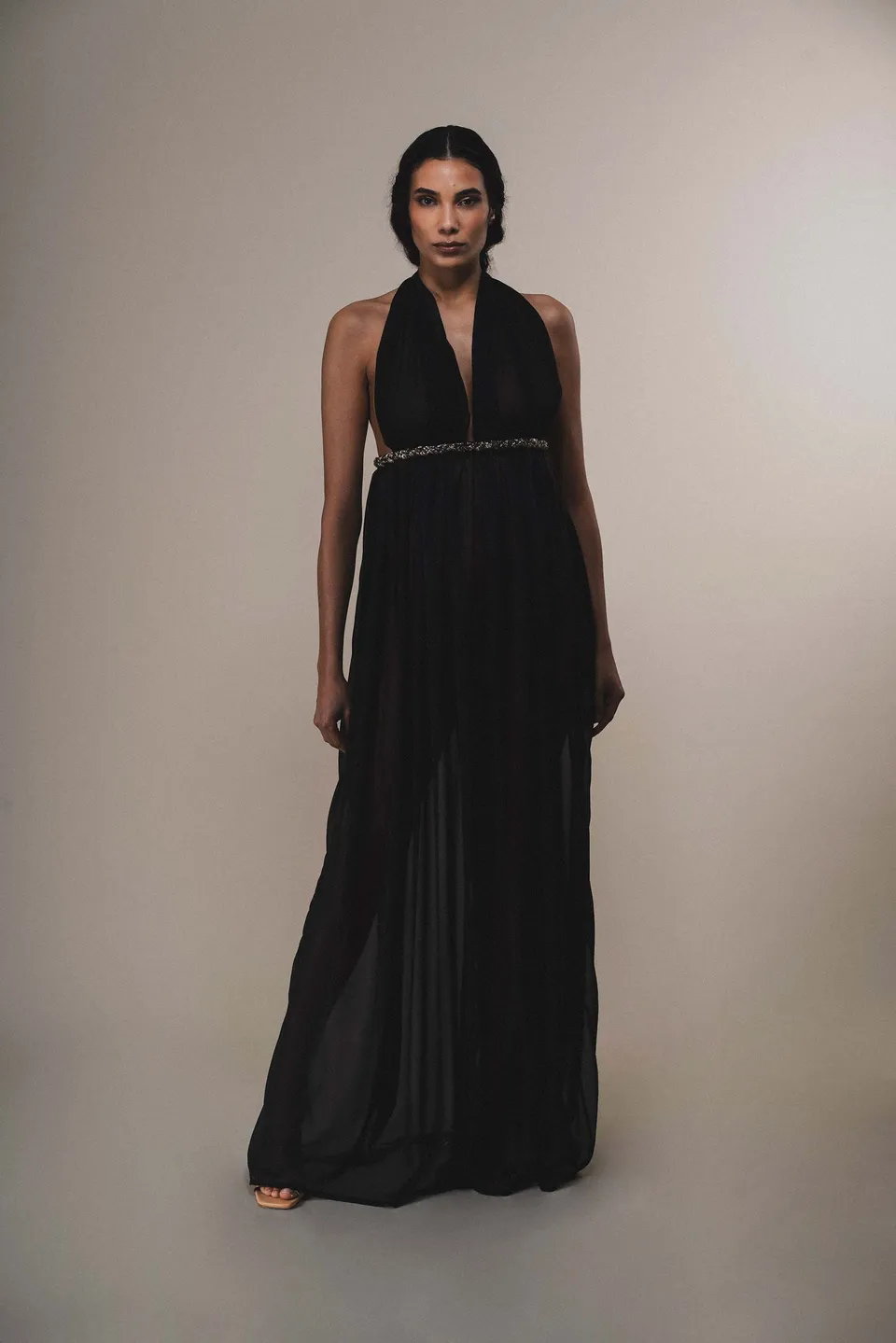 The Ethiquette Calypso Dress robe mousseline taille S