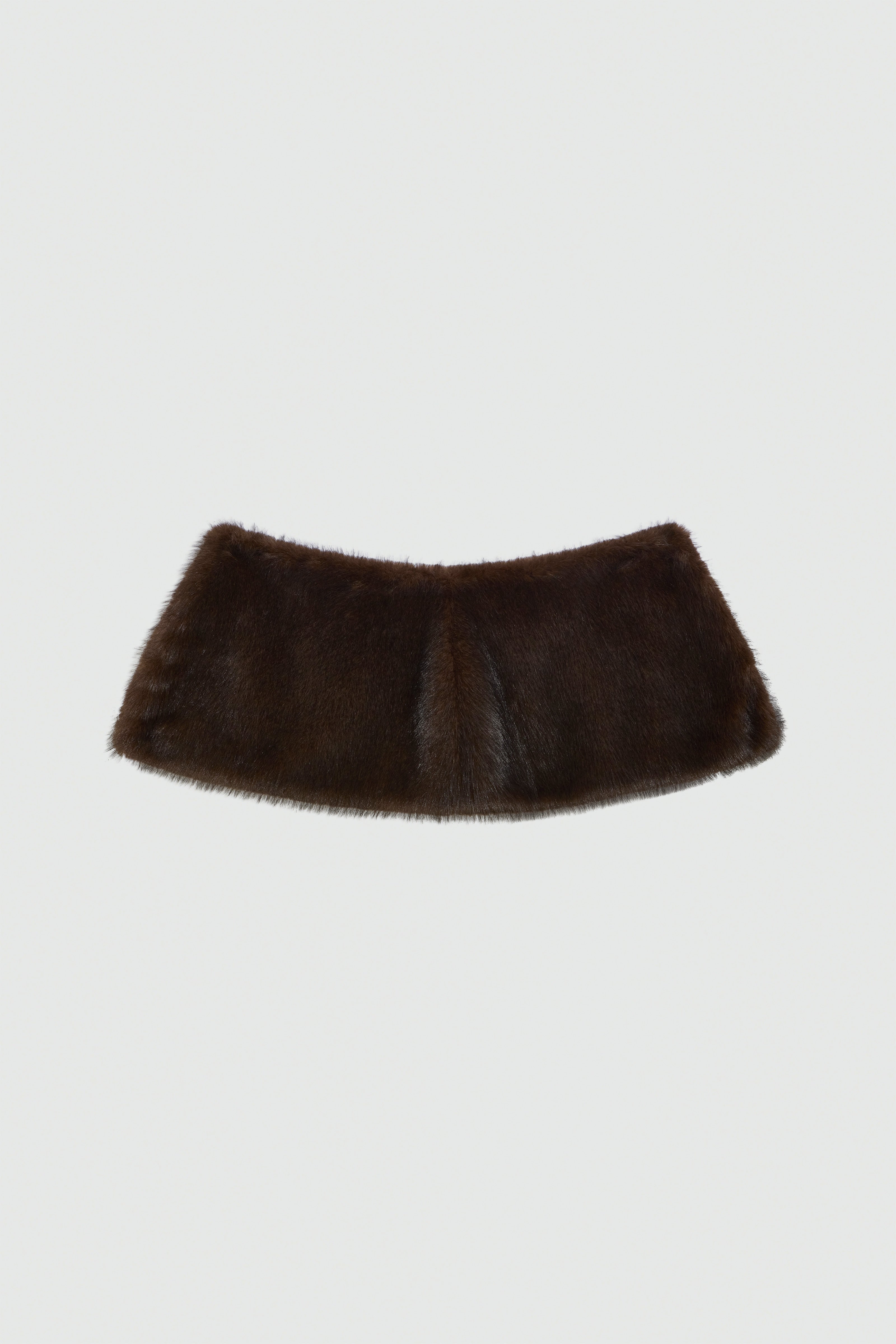 Liviana Conti Ophelia snood marron fausse fourrure