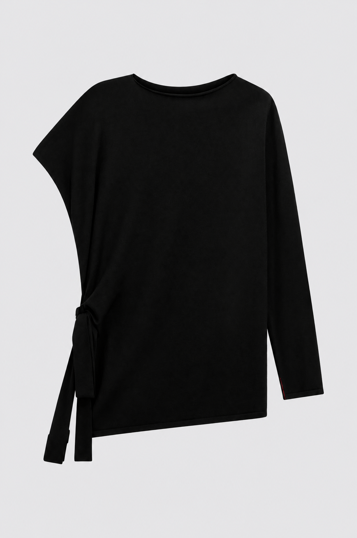 Liviana Conti Elea pull asymétrique viscose noir