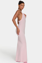 Oh Polly ButterCloud Maxi robe longue blush stretch