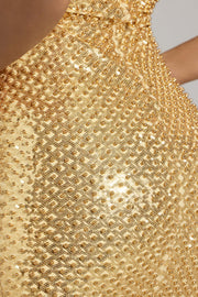 Oh Polly Drop a Glint 1411 robe sequins dorée