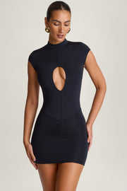 Oh Polly Morgana 10471 mini jupe noire froncée