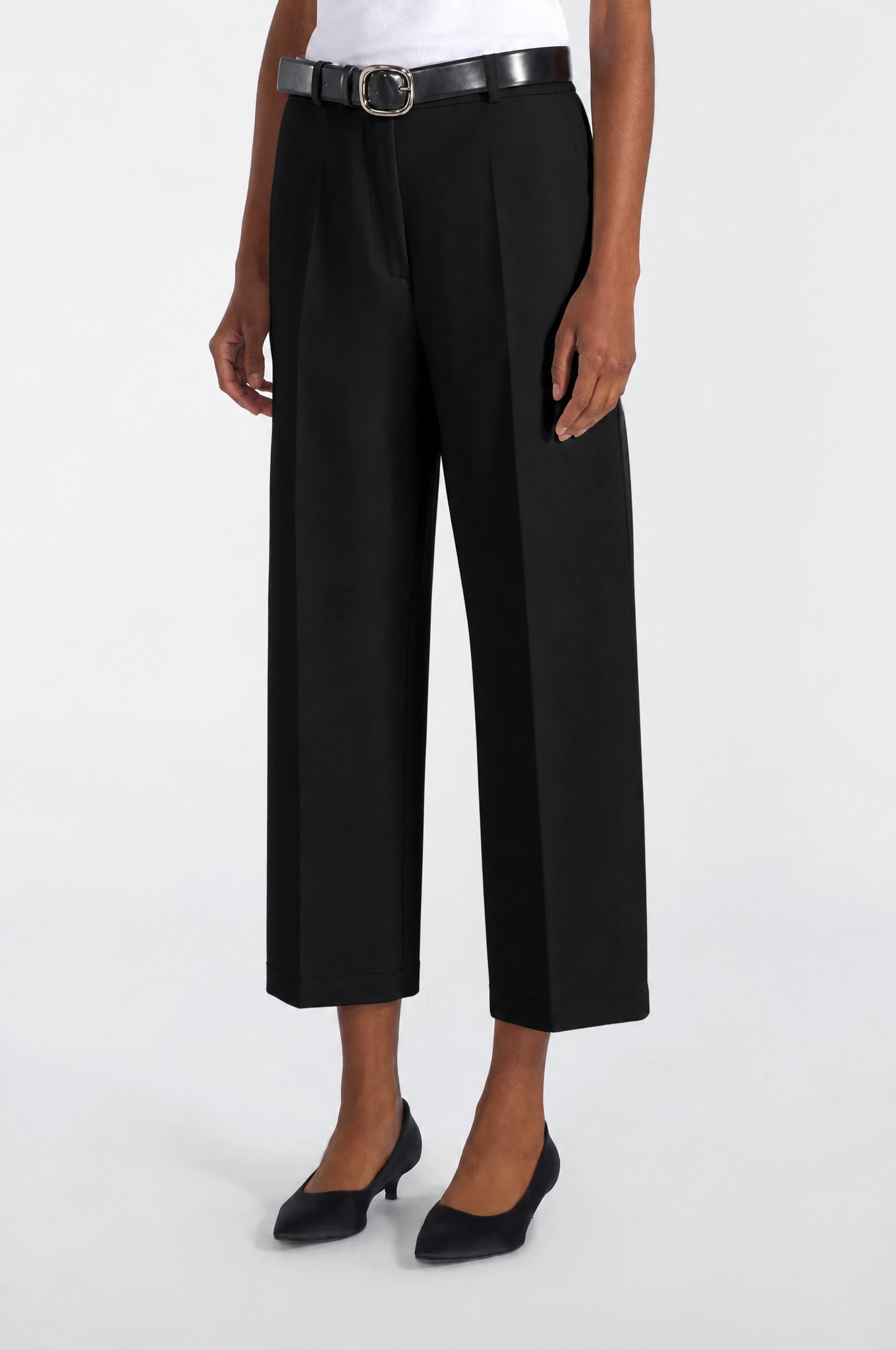 Liviana Conti Pantaloni Danny pantalon droit noir 38-48