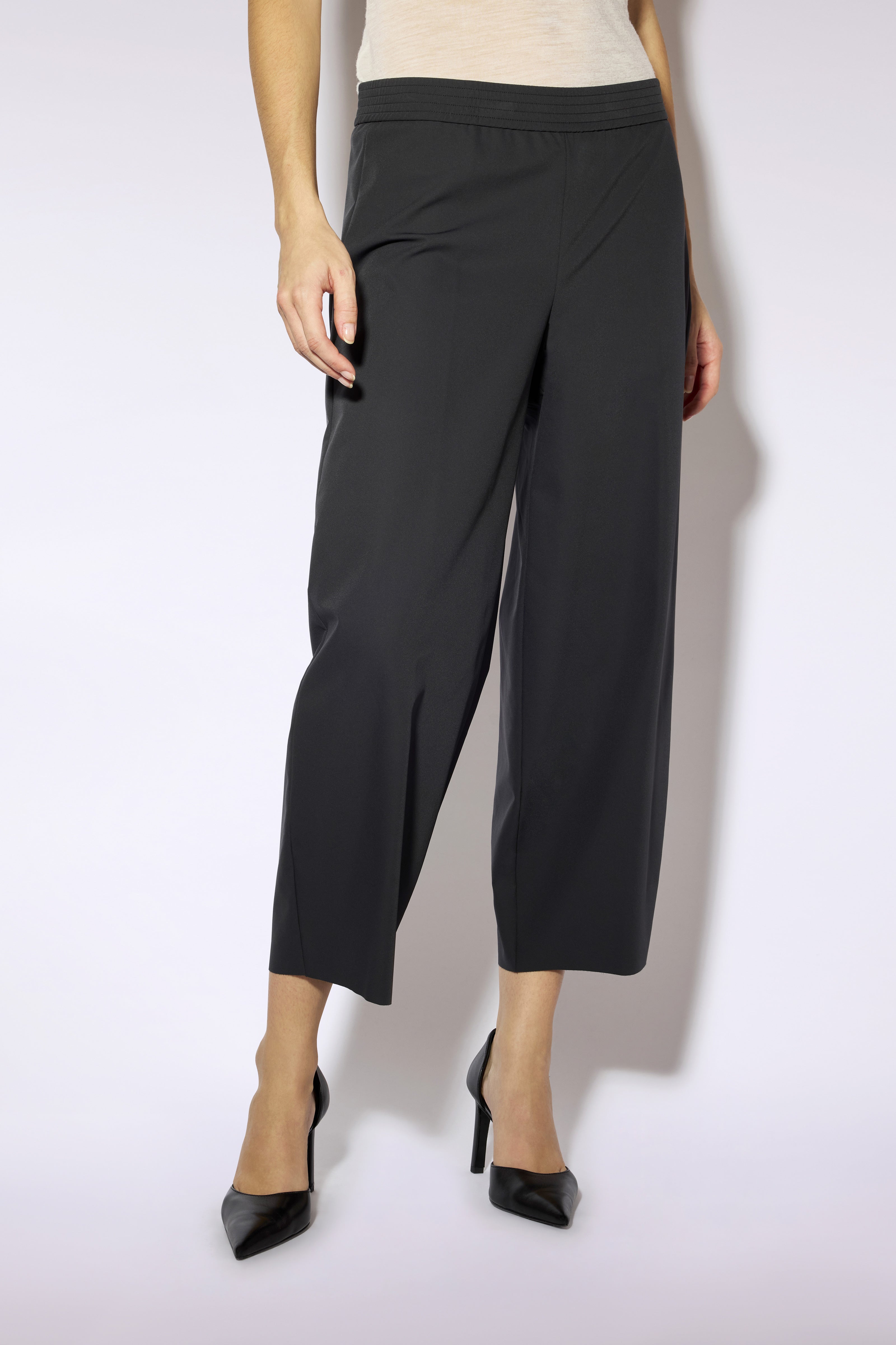 Liviana Conti Harper pantalon cropped anthracite