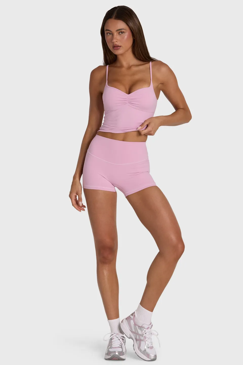 Oh Polly Bo+Tee Soft Active Mini Short Rose Sweet Pink