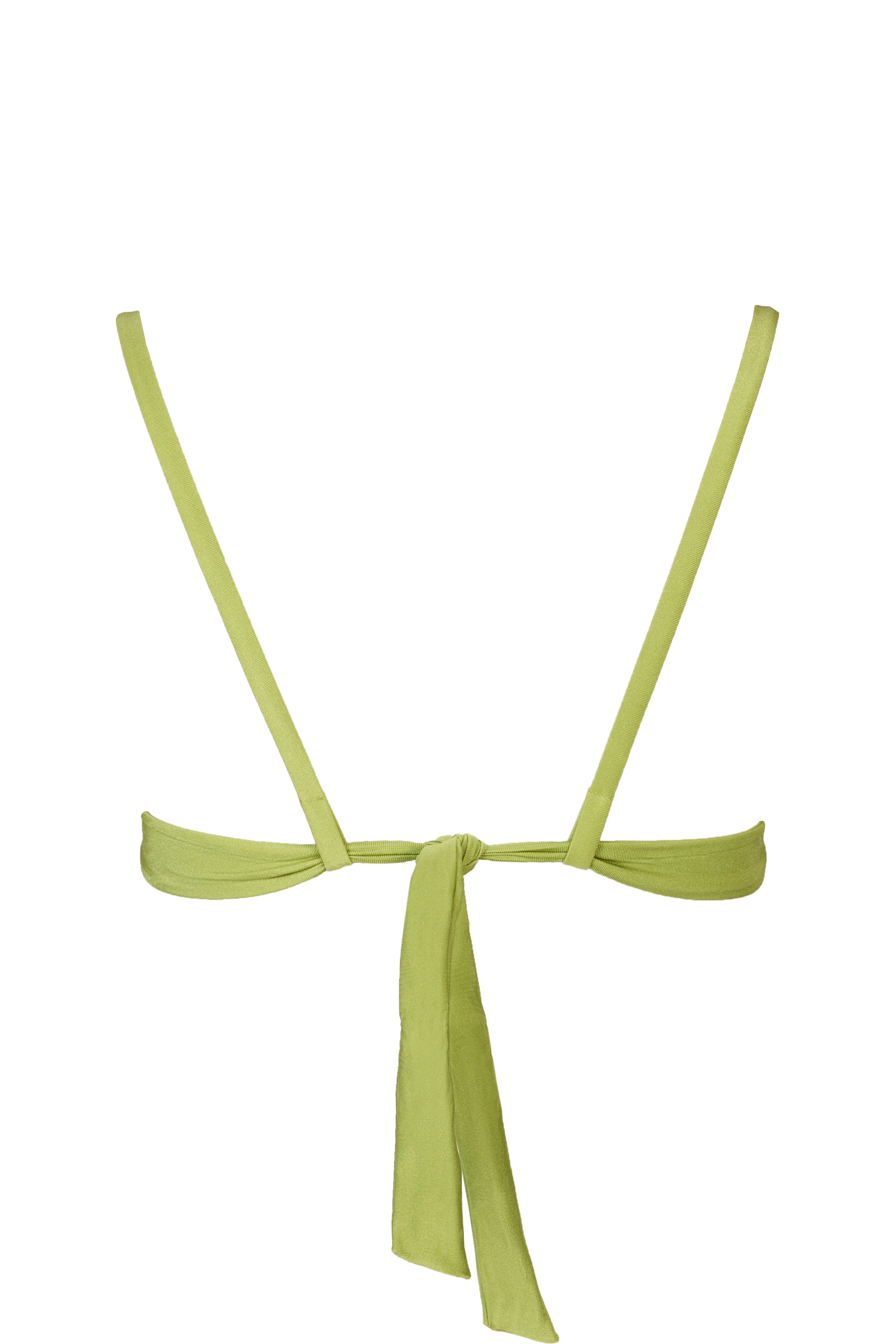 Oh Polly Sammie haut bikini olive armatures brillant taille S