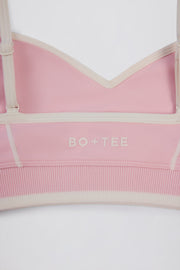 Bo+Tee Soft Active brassière sport rose col cœur