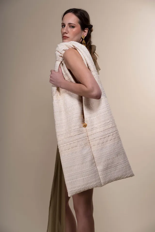 The Ethiquette Pablo sac tote Athena XL tweed